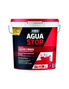 SELLADOR IMPERMEABLE CAUCHO FIBRAS ROJO 20KG