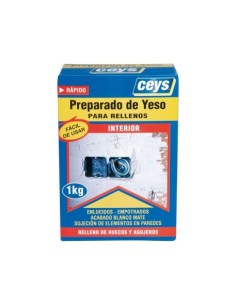 YESO CEYS PARA RELLENOS 1KG - REPARACIONES FÁCILES