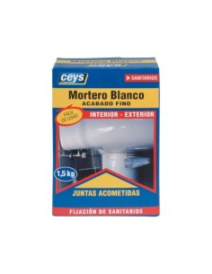 MORTERO BLANCO CEYS 1.5 KG PARA CONSTRUCCIÓN