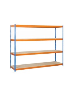 KIT ECOFORTE PLYWOOD AZUL/NARANJA/MADERA