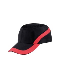 GORRA CASCO ANTIGOLPES COLTAN NEGRO/ROJO