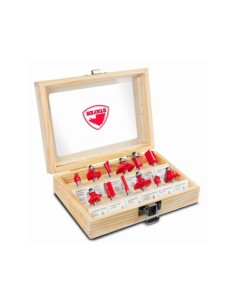 SET DE 12 FRESAS PARA FRESADORA 6MM STAYER