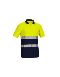 POLO MANGA CORTA BICOLOR AV AMARILLO CONTRASTE