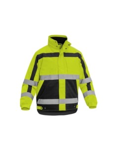 PARKA FORTE BICOLOR AV AMARILLO/NEGRO