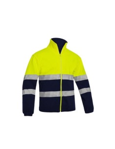 FORRO POLAR AV BICOLOR AMARILLO/MARINO