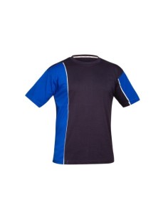 CAMISETA FORTE BICOLOR MARINO-AZULINA