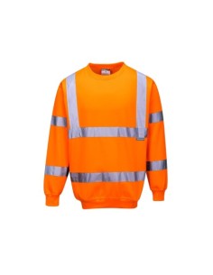 SUDADERA PORTWEST NARANJA ALTA VISIBILIDAD