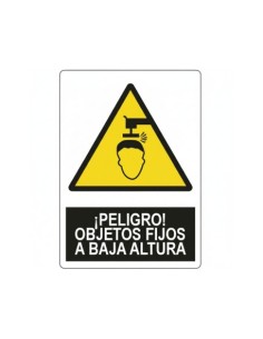 SEÑAL PE 21X29 AT OBJETOS FIJOS BAJA ALT