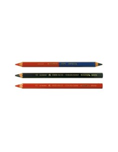 LÁPIZ CONSTRUCCIÓN MINA GRUESA Ø6,25 BICOLOR