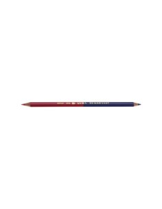 LÁPIZ CONSTRUCCIÓN MINA FINA BICOLOR AZUL/ROJO