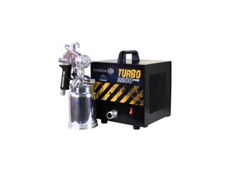 TURBINA 2200PRO 220V CON MANGUERA Y PISTOLA SAGOLA