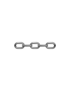 CADENA ACERO CINCADA DIN 5685A ESLABÓN 4MM X 50M