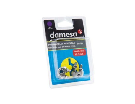 SUJETACABLES INOX 316 Ø4MM DIN 741 EN BLÍSTER