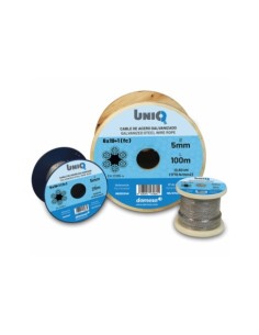 CABLE DE ACERO GALVANIZADO 3MM ALMA TEXTIL 15M