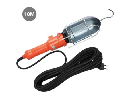 LÁMPARA PORTÁTIL INDUSTRIAL 60W 230V 10M CABLE