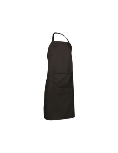 DELANTAL CON PETO TIMBAL NEGRO MICROFIBRA TRANSPIRABLE