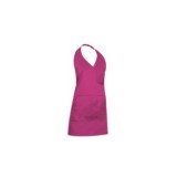 DELANTAL BISTRO ROSA MAGENTA PEQUEÑO CON PETO