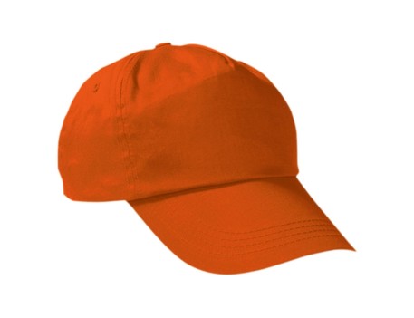 GORRA PROMOTION NARANJA 5 PANELES ADULTO