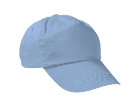 GORRA PROMOTION AZUL CELESTE 5 PANELES ADULTO