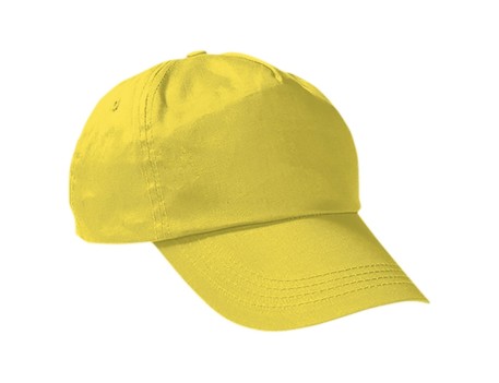 GORRA PROMOTION AMARILLO LIMÓN 5 PANELES ADULTO