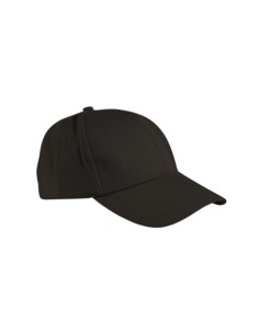 GORRA TORONTO NEGRA 6 PANELES ALGODÓN VALENTO