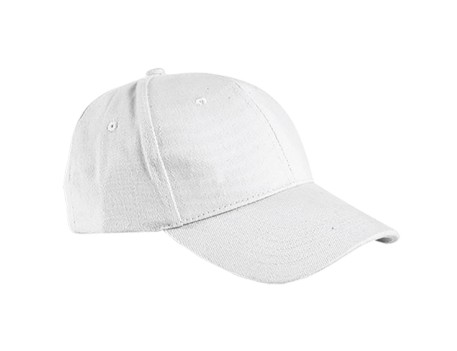 GORRA TORONTO BLANCA 6 PANELES ALGODÓN VALENTO
