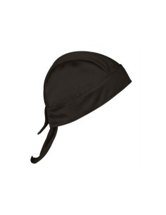 BANDANA PIRATA WOK CON REJILLA NEGRO ADULTO