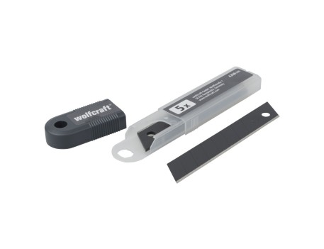 CUCHILLAS ROMPIBLES PRO SHARP 18MM NEGRAS X5 UDS
