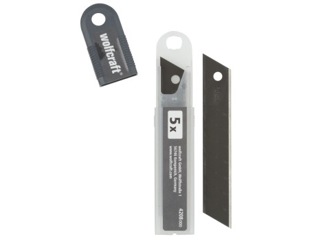 CUCHILLAS ROMPIBLES PRO SHARP 18MM NEGRAS X5 UDS