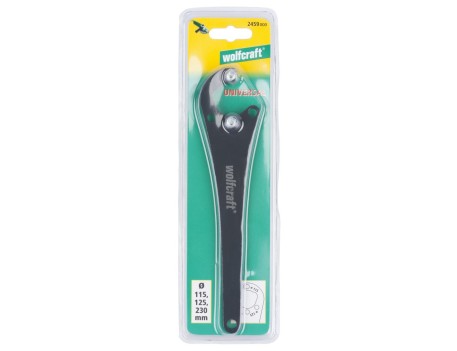 LLAVE DE BRIDA RECTA PARA AMOLADORAS WOLFCRAFT