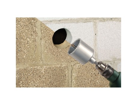 CORONA PERFORACIÓN CARBURO TUNGSTENO 43MM CON EJE