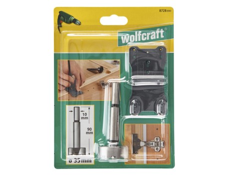 SET 2 BROCAS FORSTNER 35MM WOLFCRAFT