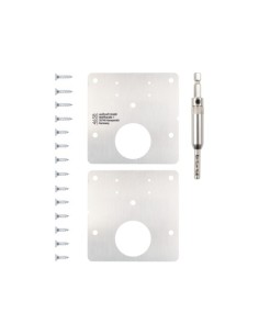 KIT REPARACIÓN BISAGRAS CAZOLETA 17 PIEZAS WOLFCRAFT