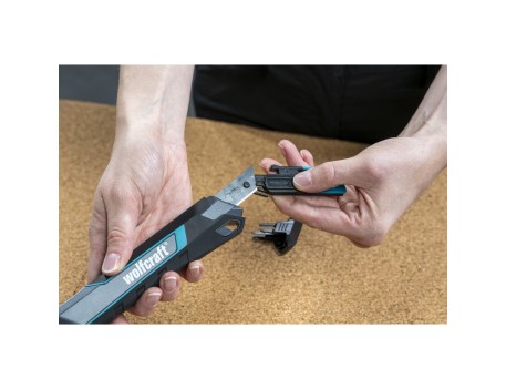 CÚTER PRO SAFETY 18MM CUCHILLA SEPARABLE WOLFCRAFT