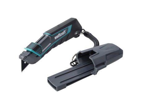 CÚTER CUCHILLA TRAPEZOIDAL PRO SAFETY WOLFCRAFT