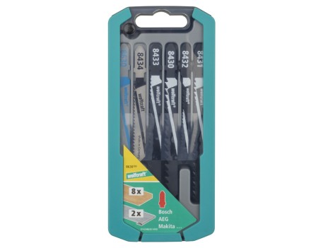 10 HOJAS SIERRA DE CALAR VÁSTAGO EN T WOLFCRAFT