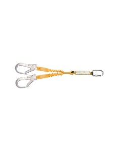 DOBLE CINTA ELÁSTICA 1.78M ABSORBEDOR MOSQUETONES