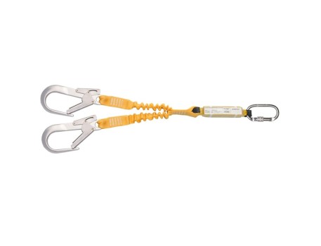 DOBLE CINTA ELÁSTICA 1.78M ABSORBEDOR MOSQUETONES