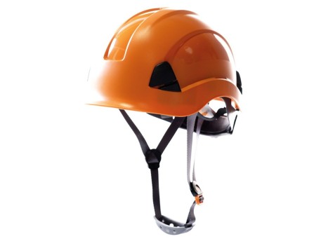 CASCO CLIMBER NARANJA 1000V BARBOQUEJO 3 PUNTOS