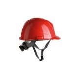CASCO OBRA ROJO HDPE AJUSTE ROSCA + BARBOQUEJO