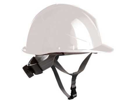 CASCO OBRA BLANCO HDPE AJUSTE ROSCA + BARBOQUEJO