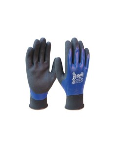 GUANTE DRYLUX NITRILO BICAPA IMPERMEABLE AZUL