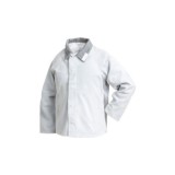 CHAQUETA CUERO SERRAJE SOLDADOR GRIS SAFETOP