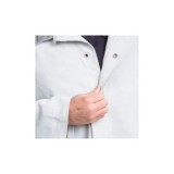 CHAQUETA CUERO SERRAJE SOLDADOR GRIS SAFETOP