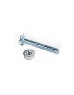 TORNILLO GALVANIZADO M8X57MM CON TUERCA CARRETILLA