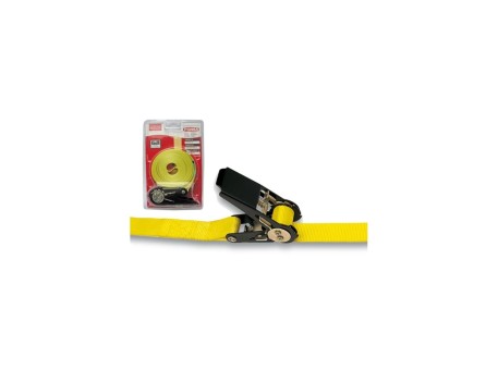RATCHET BLISTER 25MM SIN FIN 5M AMARILLO PROFESIONAL