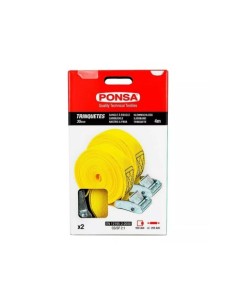 RATCHET BLISTER 25MM SIN FIN 5M AMARILLO PROFESIONAL 2