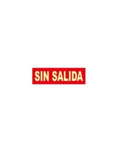 SEÑAL SIN SALIDA CLASE B 297X105MM