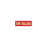 SEÑAL SIN SALIDA CLASE B 297X105MM