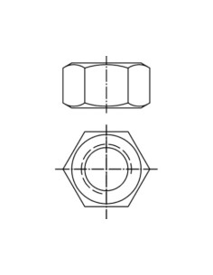 TUERCA DIN934-8 ZINC M20 ALTA RESISTENCIA 2